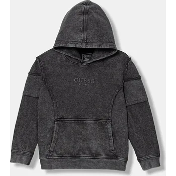 Chlapecká mikina Dětská bavlněná mikina Guess L6RQ01.KAX74.PPY2 černá 99X, vel. 158-166