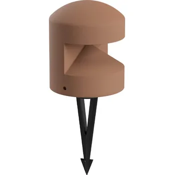 Venkovní osvětlení Redo Venkovní LED sloupek CLIFF 8W, v. 185 mm, IP65, 24V Barva: terracotta, Barva světla: 2700K