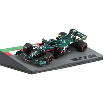 autíčko Centauria Aston Martin F1 AMR21 2021 Sebastian Vettel 1:43 - Racing Cars časopis s modelem #36 Aston Martin F1 - kovový model