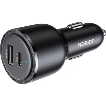Mobilní telefon Nabíječka do sítě Ugreen 63W 2-Port Fast Car Charger