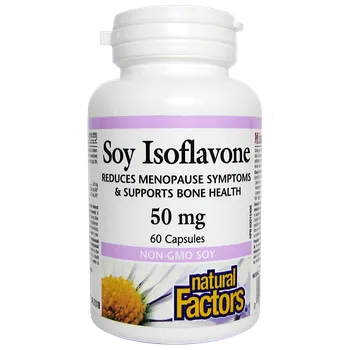Natural Factors KOMPLEX SOJOVÝCH ISOFLAVONU 50 mg 60 kapslí