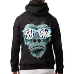 PITCHA mikina GORILLA black/turquiose - XL