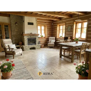 Dlažba Travertin Classic obklad / dlažba mini set 1 cm