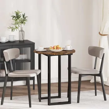 Konferenční stolek Stolek VidaXL kulatý 60 x 1,5 x 60 cm, dub wenge