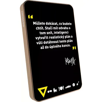 Powerbanka Picasee Powerbanka s MagSafe 5 000 mAh Zlatá - Kazma - MŮŽETE DOKÁZAT, CO BUDETE CHTÍT