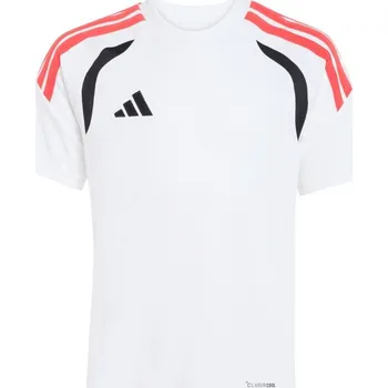 Dívčí oblečení Dětský dres adidas Tiro 26 League Jersey bílý, černý a červený KR0369 140 cm