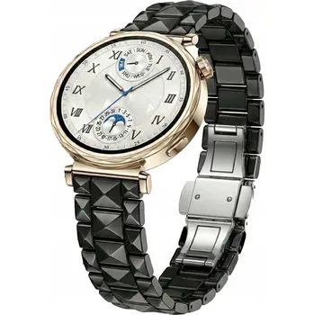 Náramek KERAMICKÝ NÁRAMEK PRO HODINKY HUAWEI WATCH GT4 GT5 GT6 41MM PRO 5 42MM, 18MM