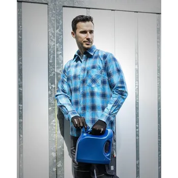 Pánské tričko ARDON Košile URBAN, flanelová - AKCE! H20088/M M Modrá odstíny