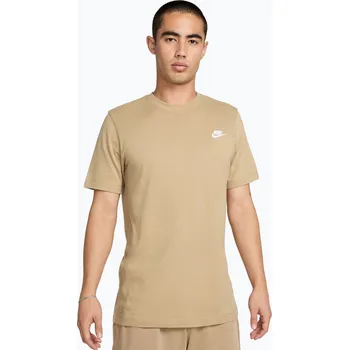 Pánské tričko Pánské tričko Nike Sportswear Club parachute beige