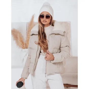 Dámská bunda Dámská bunda zimní TRENDYGLAM TY4357 Barva: Béžová, Velikost: L