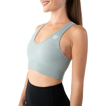 BrainMax dámský top s vykrojením, modrý Velikost: M Sportovní top pro ženy s vykrojením v oblasti dekoltu