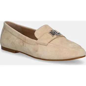 Dámská obuv Semišové mokasíny Lauren Ralph Lauren Averi III 802946809010.101 béžová 08X, EUR 38.5