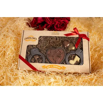 Čokoláda Chocolenka Čokoládová sada – Spoutáni láskou ❤️