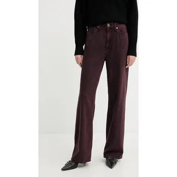 Dámské džíny Džíny Rag & Bone WDD25P1004FWBA burgundské 93X, vel. 29