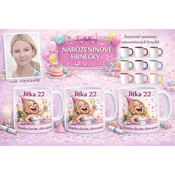 Narozeninový 4 - bílý / reálná kresba