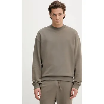 Dámská mikina Bavlněná mikina HUGO Dapocrew 50525892 zelená 78X, vel. S