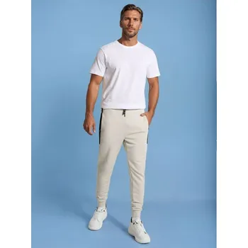 Sinsay - Teplákové kalhoty se širokými nohavicemi - béžová - 002EV-08X - 002EV-08X-S