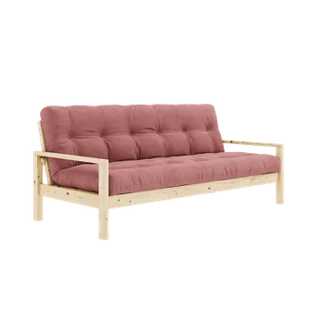 Pohovka KARUP DESIGNTřímístná rozkládací pohovka KNOB růžová 135101516