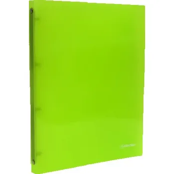 Pořadač kroužkový PP (4-kroužkový) A4, zelený 498189