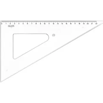 pravítka Koh-i-noor Trojúhelník KOH-I-NOOR transparentní, 22 cm 447492