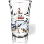 Skleněný vánoční panák 40 ml veselé…