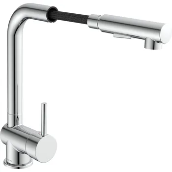 Vodovodní baterie Kuchyňská baterie PARMA s nastavitelným výtokem na nádobí, chrom | 21012/AE