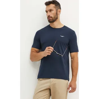 Pánské tričko Bavlněné tričko Marc O'Polo DENIM B61202151060 námořnická modř 59A, vel. L
