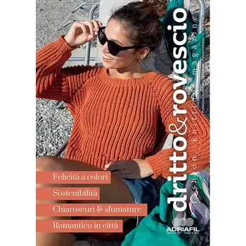 Časopis Dritto & Rovescio 74 (Časopis s návody Adriafil č.74)