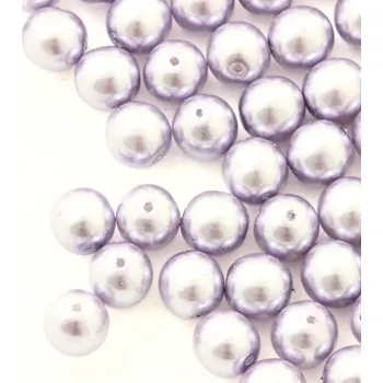 Korálek CZ Vosková perle kulička 8mm lila 70022 (10ks)