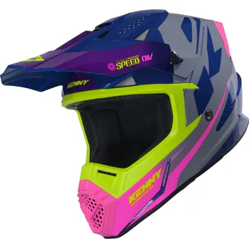 Helma na motorku KENNY přilba TRACK 26 speed purple/pink - S