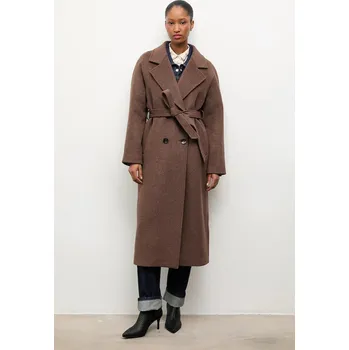 Dámský kabát Vlněný kabát Answear.LAB WA24.KPD006 hnědá 88X, vel. L