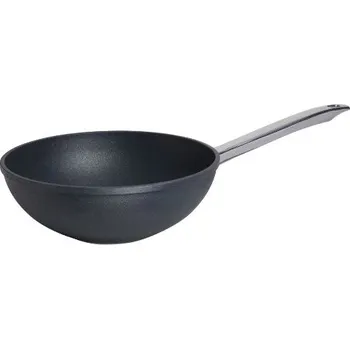 Pánev SKK Indukční titanová pánev wok 30 cm, hloubka 9,5 cm