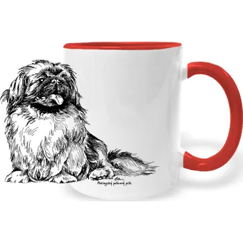 Hrnek - Pekingský palácový psík Barva: Červená