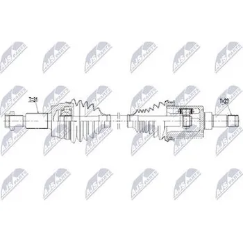 Hnací hřídel - poloosa NTY NPW-JG-024
