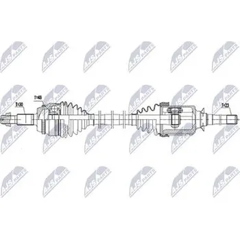 Hnací hřídel - poloosa NTY NPW-TY-251