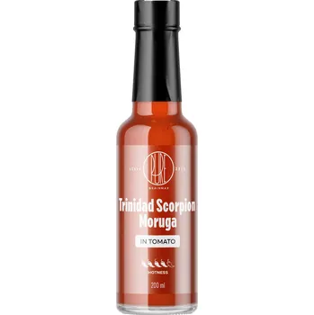 Omáčka BrainMax Pure Trinidad Scorpion Moruga v rajčeti, 200 ml