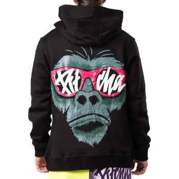 Pánské oblečení PITCHA mikina GORILLA black/pink - XL