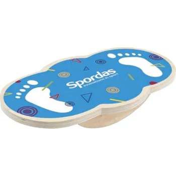 Hra na zahradu Dětská houpací balanční deska Spordas 42 x 24 x 7 cm modrá