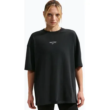 Dámské tričko Dámské tričko Nike Dri-Fit black/white/white