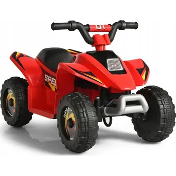 Dětské elektrovozidlo Costway Dětská čtyřkolka červená