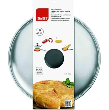 Keramický dřez Ibili dává víko na omeletu z nerezové oceli - 30 cm