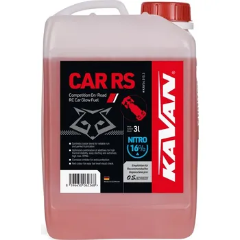 RC vybavení Kavan Car RS 16% nitro žhavící palivo 3 l