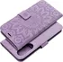 Pouzdro na mobilní telefon Flipové pouzdro Mezzo Book pro Xiaomi Redmi Note 14 Pro 4G, mandala/fialové