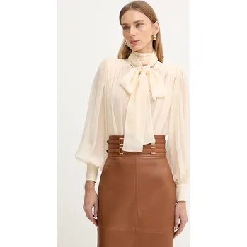 Body Hedvábné body Elisabetta Franchi CB00661E2 béžová 08X, vel. 36