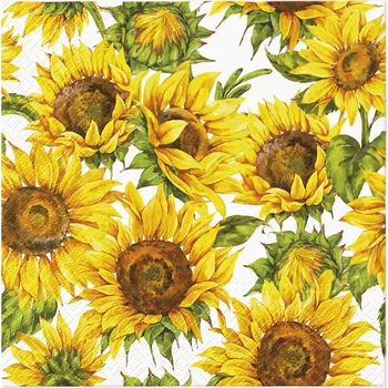 Papírový kapesník Paw Ubrousky PAW L 33x33cm Dancing Sunflowers 589916