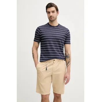 Plátěné tričko Paul&Shark 25411024 námořnická modř 59A, vel. M