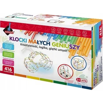 ostatní stavebnice Malé géniové Stavebnice Kreativní brčka ASKATO