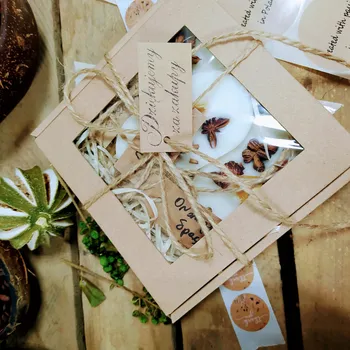 Svíčka Dekorativní sójová svíčka pomeranč Emi Atelier