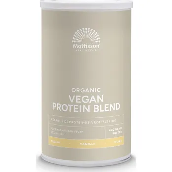 Protein Mattisson BIO vegan protein směs 63% - vanilka - 400 g