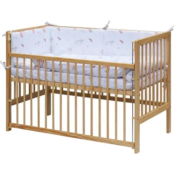 Dětská postýlka Scarlett Dětská postýlka s kompletní výbavou 120 x 60 cm Monta